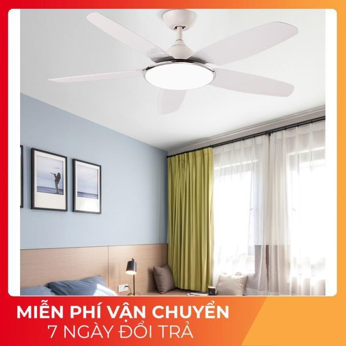 Quạt Trần Đèn Simple Lõi Đồng 6 tiêu chuẩn Gió, Có chỉ huy Từ Xa, 2D Hút Ẩm, 3 cách thức năng lượng