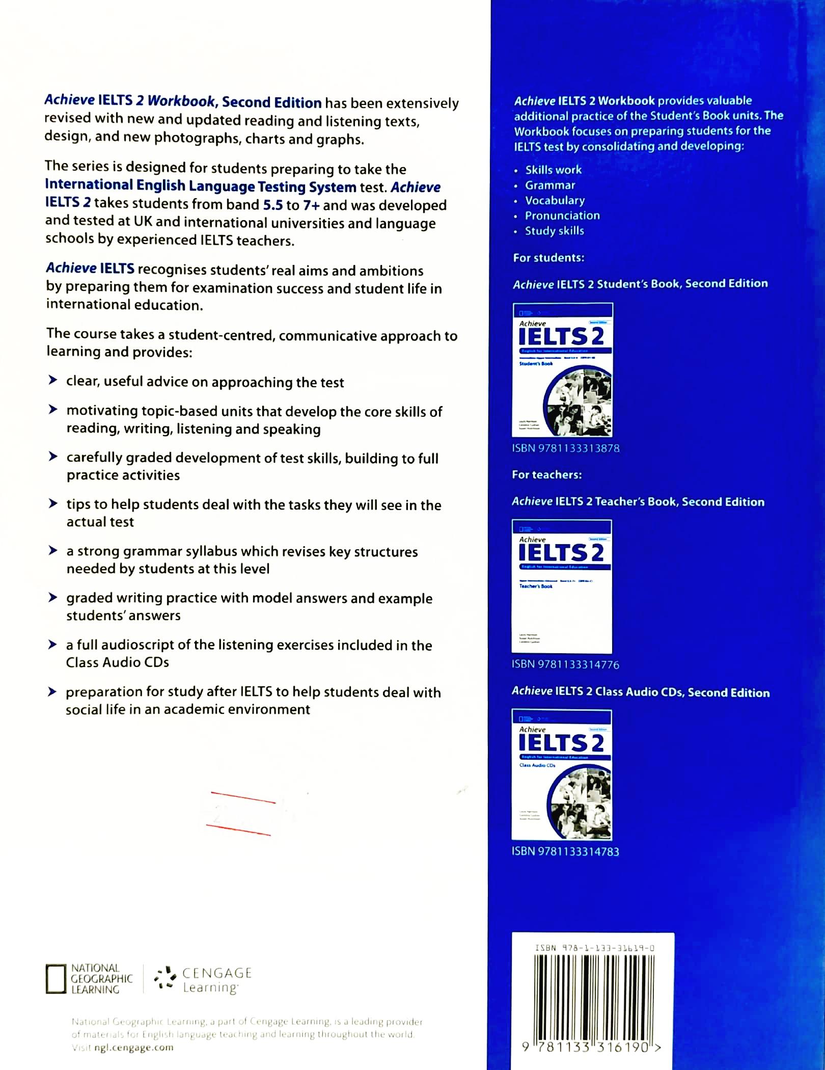 Sách ngoại văn: Achieve IELTS 2 Workbook