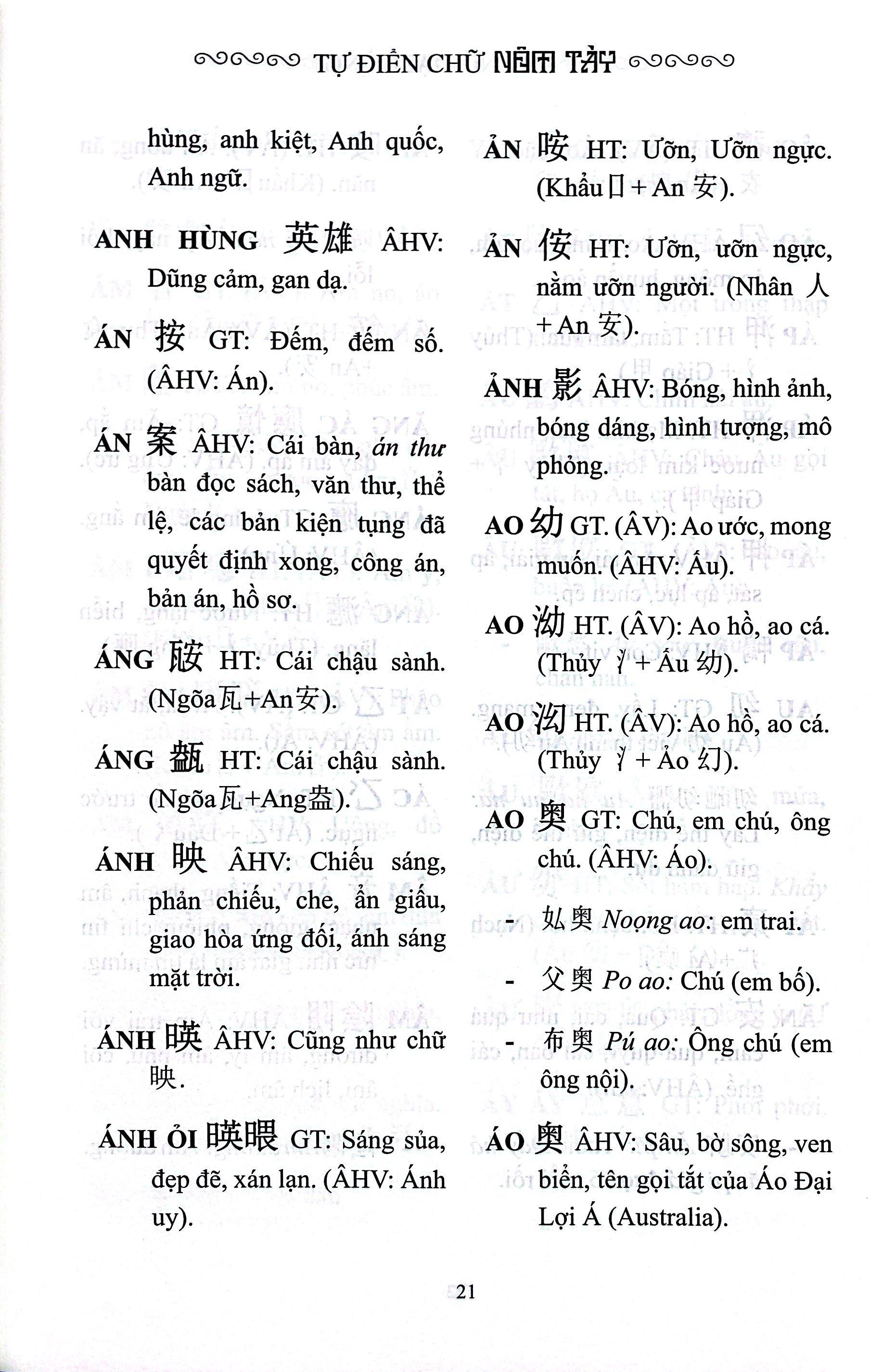 Sách - Tự Điển Chữ Nôm Tày