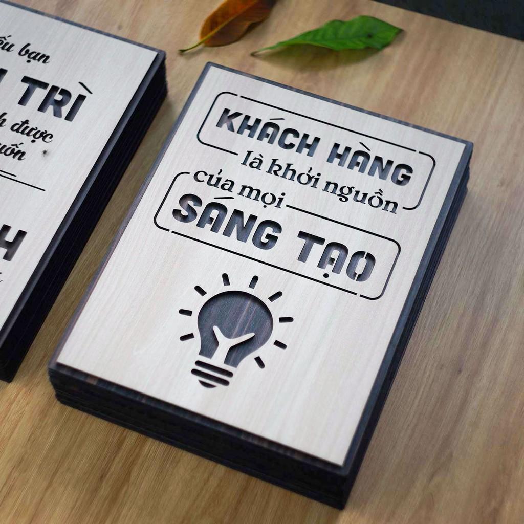 Tranh động lực - Khách hàng là khởi nguồn của mọi sáng tạo