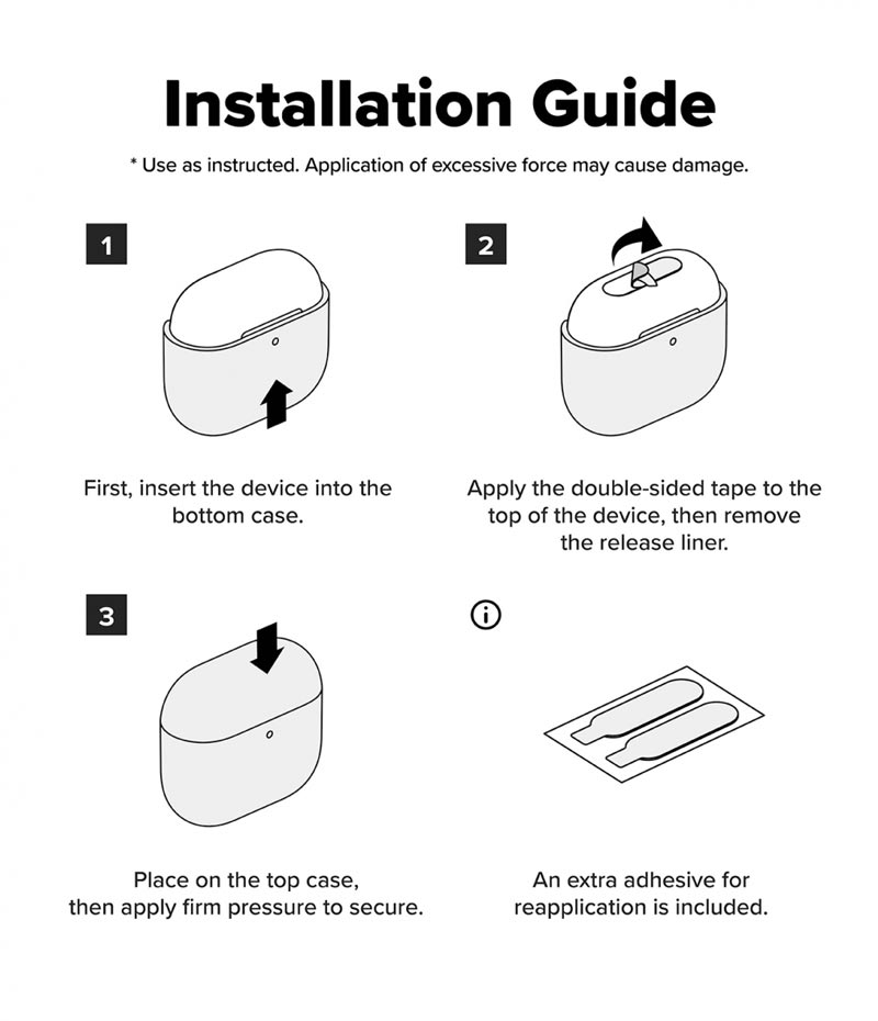 Vỏ ốp cho AirPods Pro 3 RINGKE Silicone - Hàng Chính Hãng