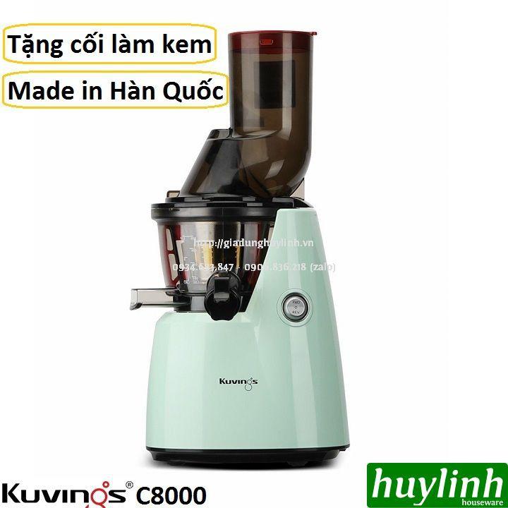 Máy ép chậm Hàn Quốc Kuvings C8000 - Tặng cối làm kem - Mẫu mới 2021 - Hàng Chính Hãng