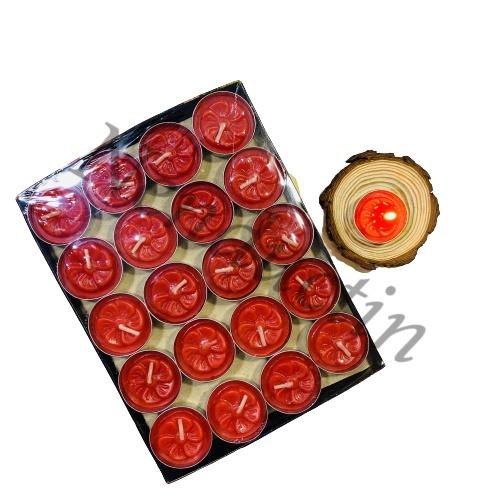 Hộp 100 viên nến Tealight cao cấp cháy 1,5 đến 2h không khói không mùi an toàn cho người sử dụng