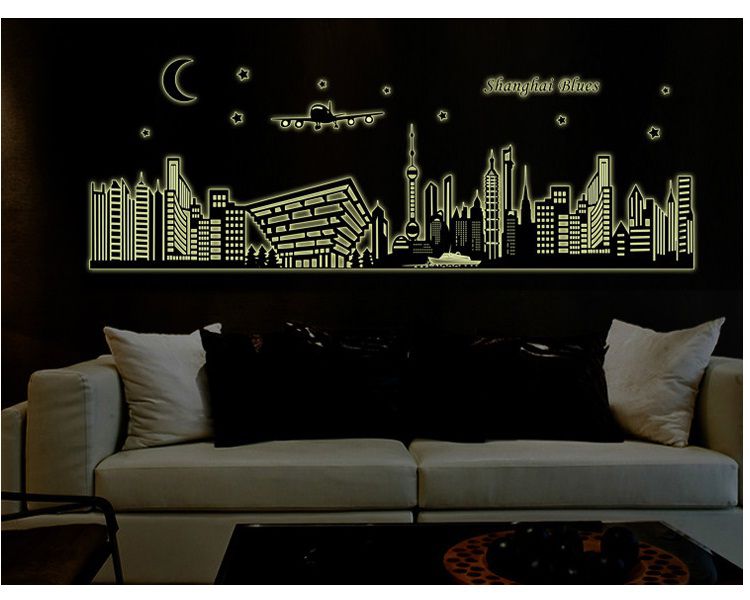 Decal dán tường Dạ quang Thượng Hải AmyShop DDQ012
