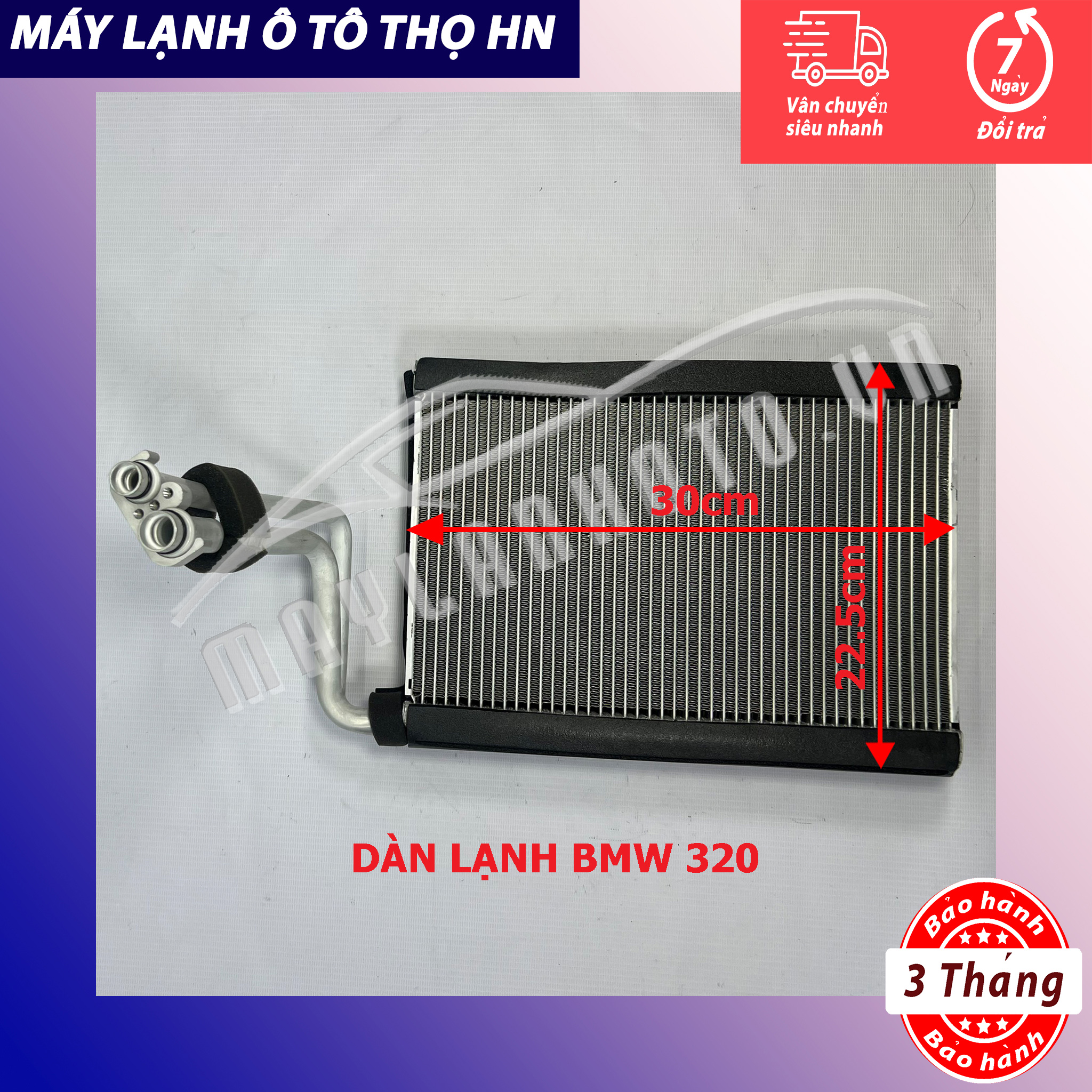 Dàn lạnh BMW 318i - 320i - 325i 2008-2009-2010-2011-2012-2013 Hàng xịn Thái Lan 08 09 10 11 12 13