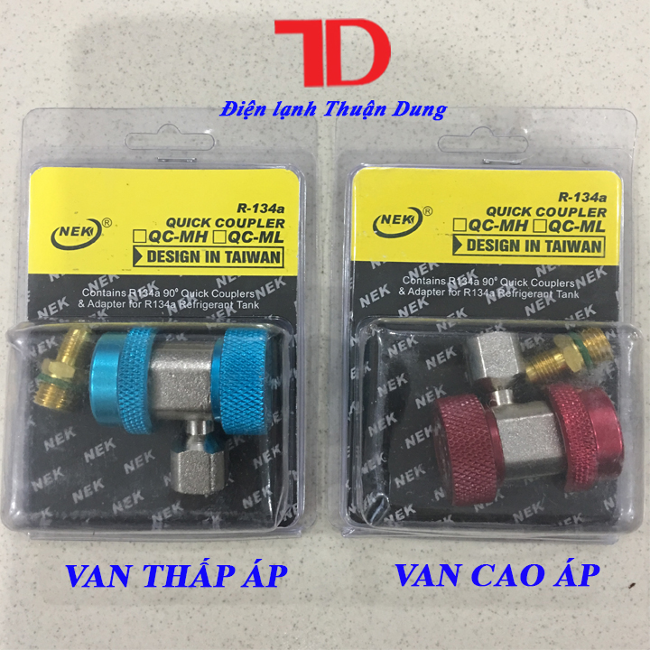 Bộ van nạp gas lạnh cao áp R134