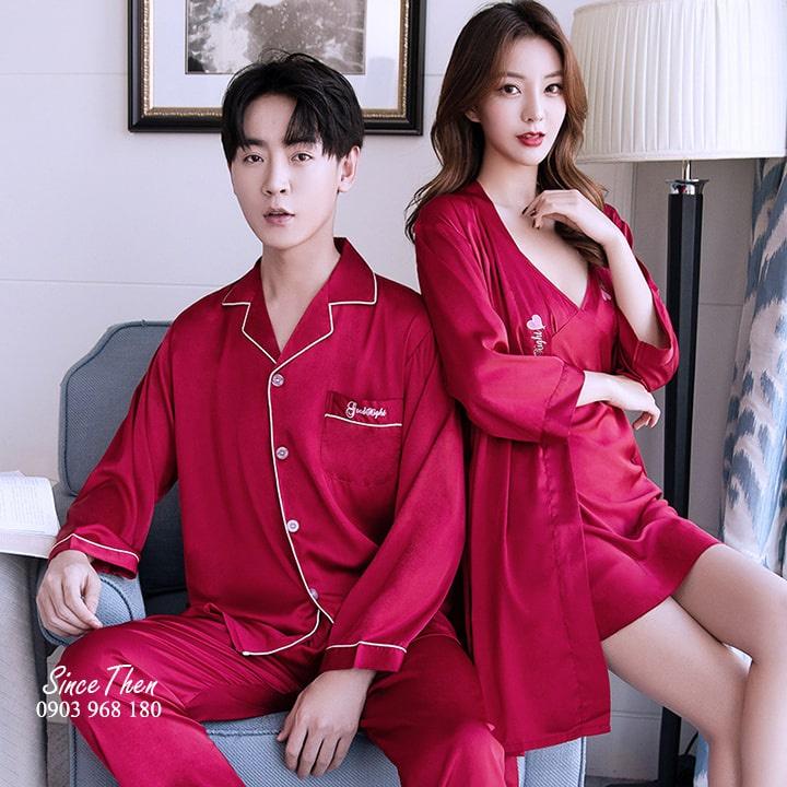 Đồ ngủ đôi tân hôn nam nữ, pyjama đôi mặc nhà cao cấp - Since Then