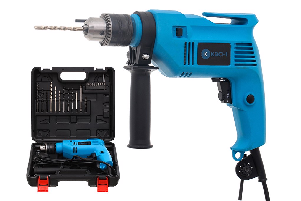 Bộ khoan động lực Kachi MK212 550W - Màu xanh - Hàng chính hãng