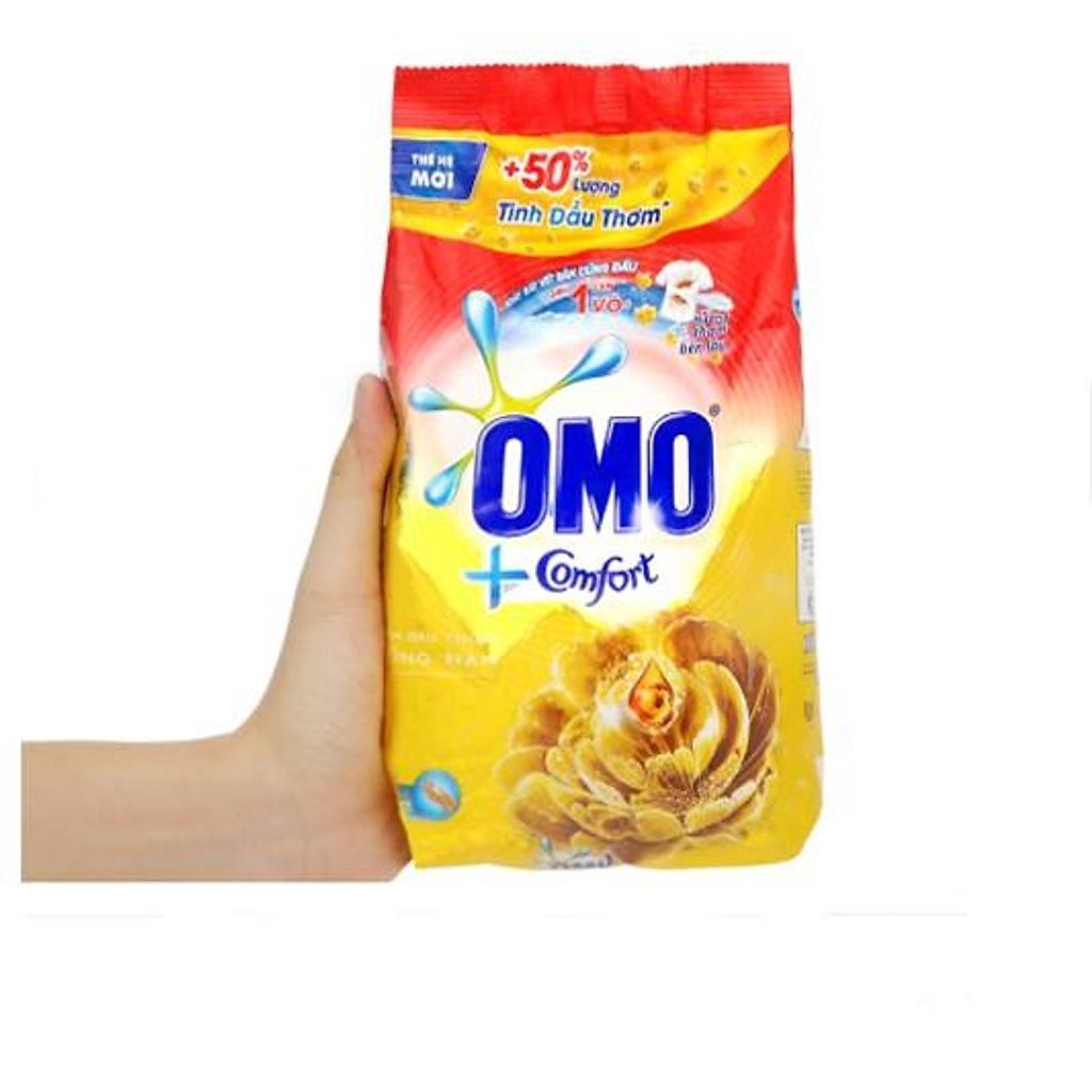 Bột Giặt Omo Comfort Tinh Dầu Thơm Nồng Nàn Túi 350g