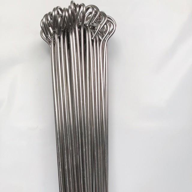 BỘ 10 QUE XIÊN NƯỚNG THỊT INOX 30CM - DÙNG TRONG BẾP NƯỚNG THAN HOA