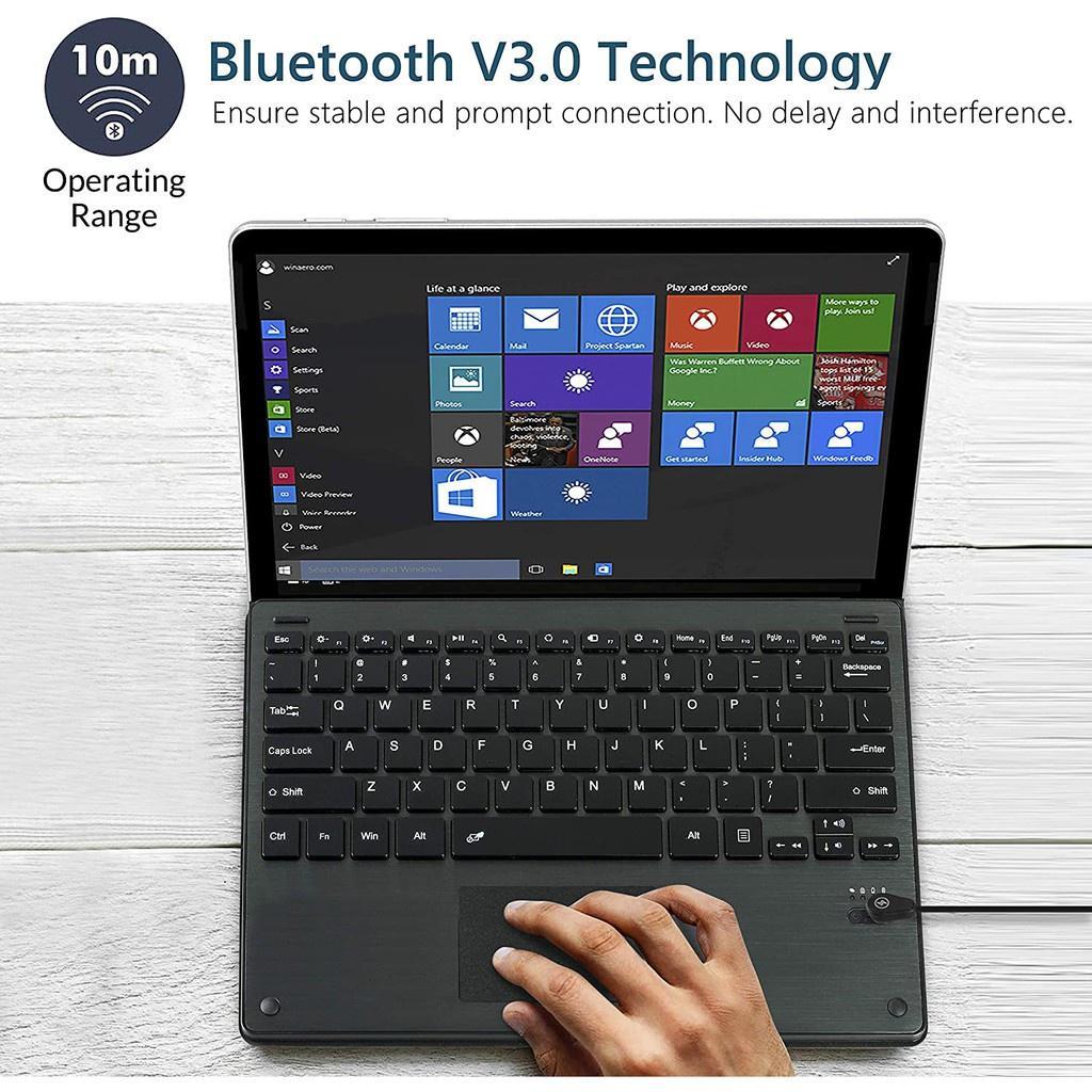 Bàn Phím Bluetooth Không Dây Có Đèn Nền Cho Microsoft Surface Go 1 Go 2 Pro 7 8 9 X Pro 6 Pro 5 Pro 4 Pro 3