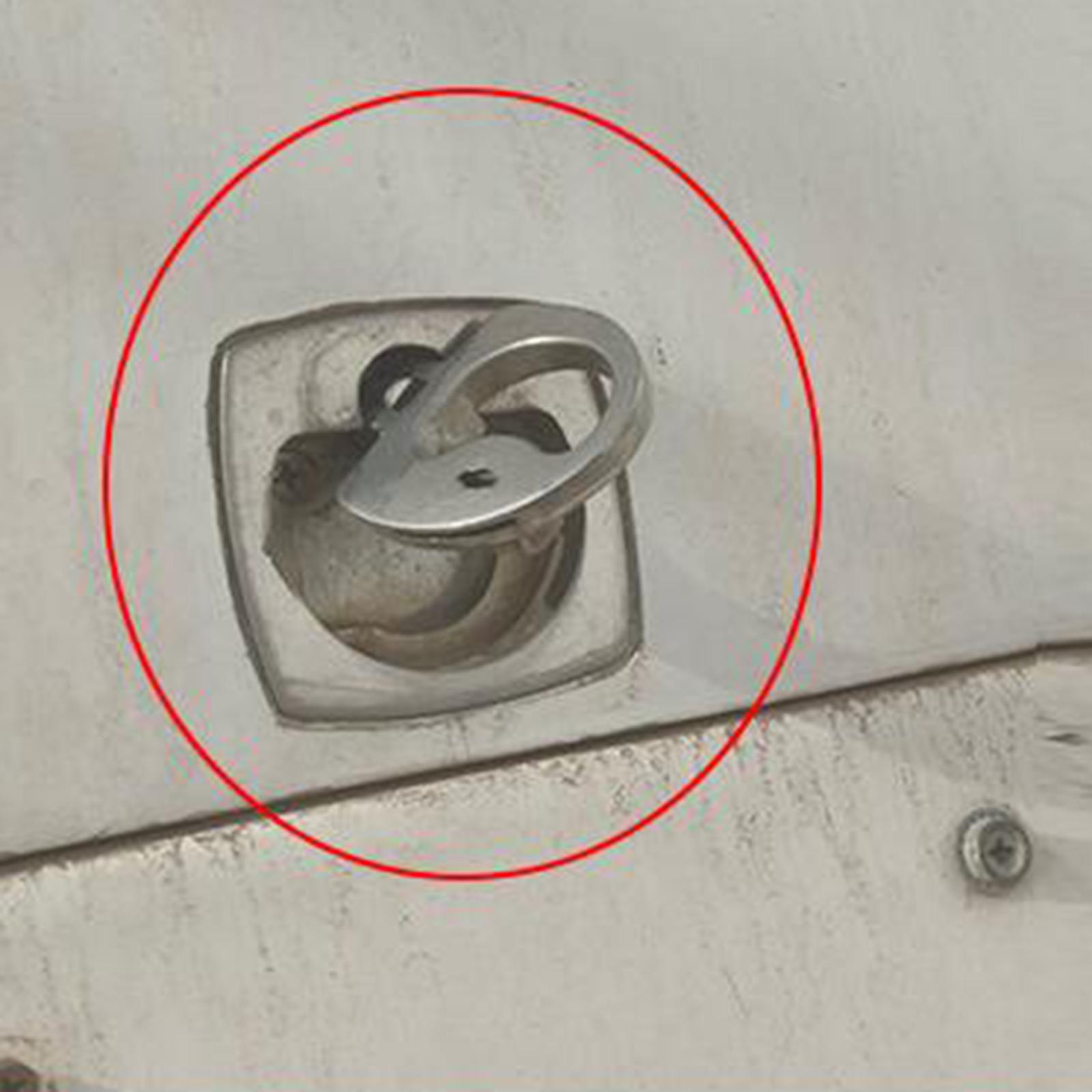 Boat Pull Flush Lift Pull Buckle Assembly Durable Flush Pull