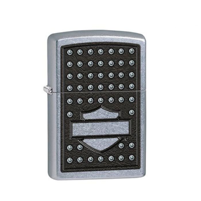 Bật Lửa Zippo Harley Davidson Shield – Street Chrome Chính Hãng Usa