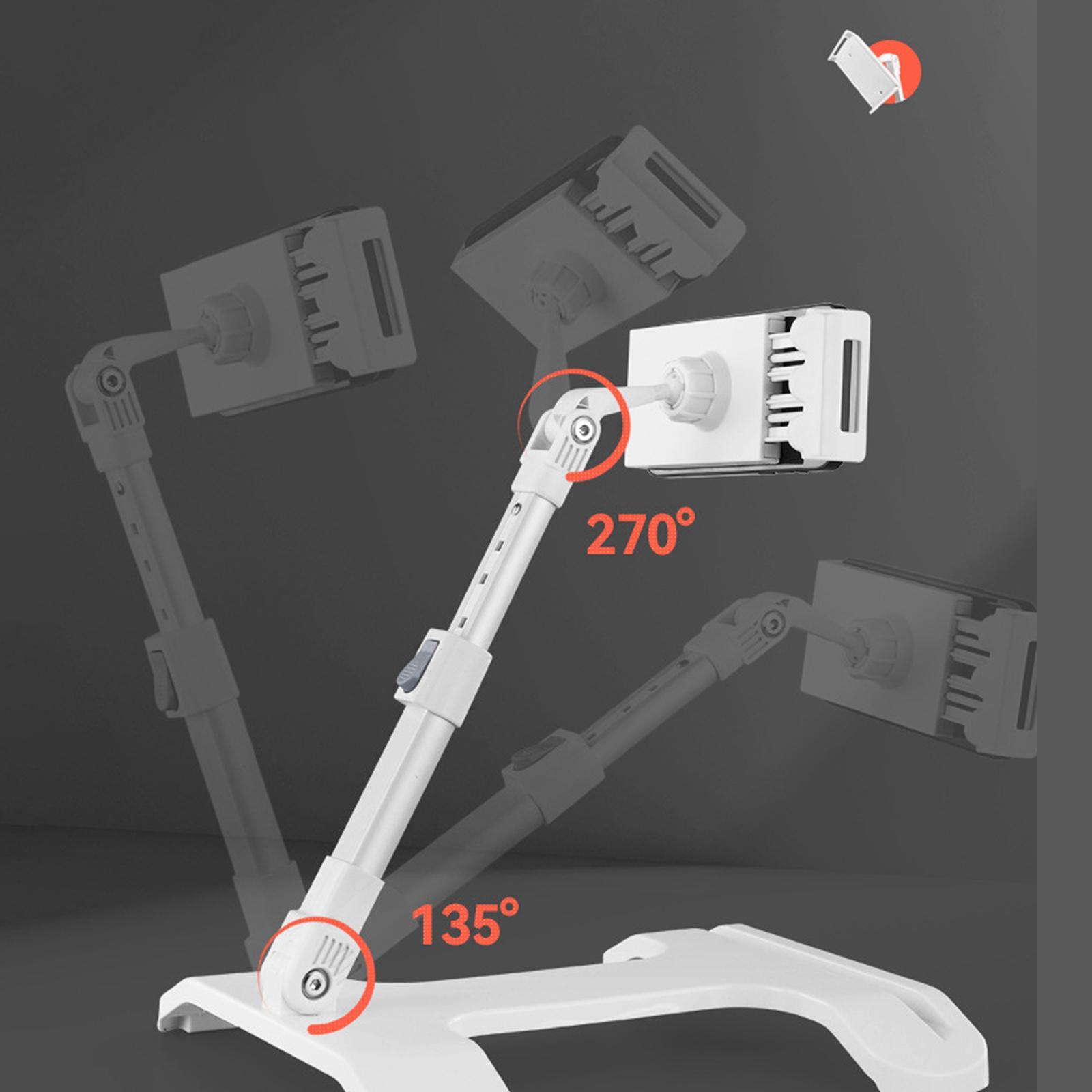 Foldable Phone Holder Rotation Tablet Holder Bracket for Bed Desktop Home