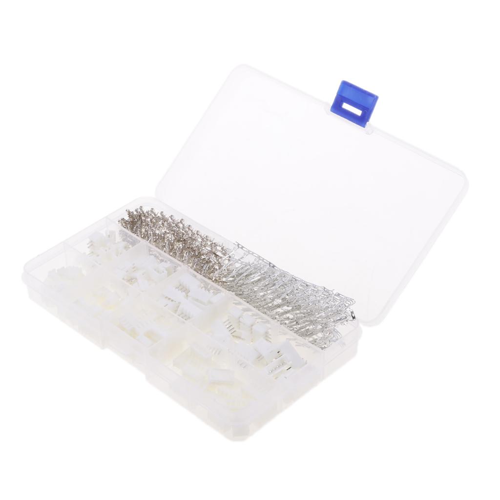 560 Miếng 2Pin 3Pin 4Pin 5Pin 2.54mm Đầu + Nhà Ga + Nhà Ở Cổng Kết Nối Bộ Dụng Cụ