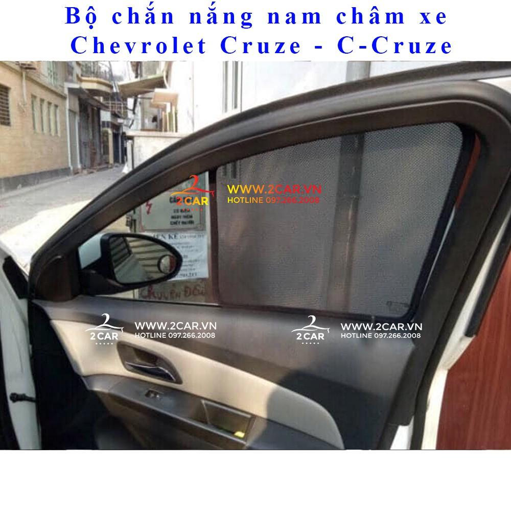 Rèm chắn nắng nam châm, rèm che nắng nam châm xe Chevrolet Cruze, rèm chắn nắng, che nắng Cruze
