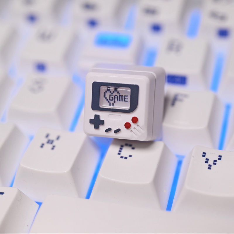 2023 K-04 MAC FC Retro Cổ Điển Game Keycaps Bàn Phím Cơ Dễ Thương Nắp Phím Phù Hợp Với Nút Cá Tính Keycaps Cho Công Tắc