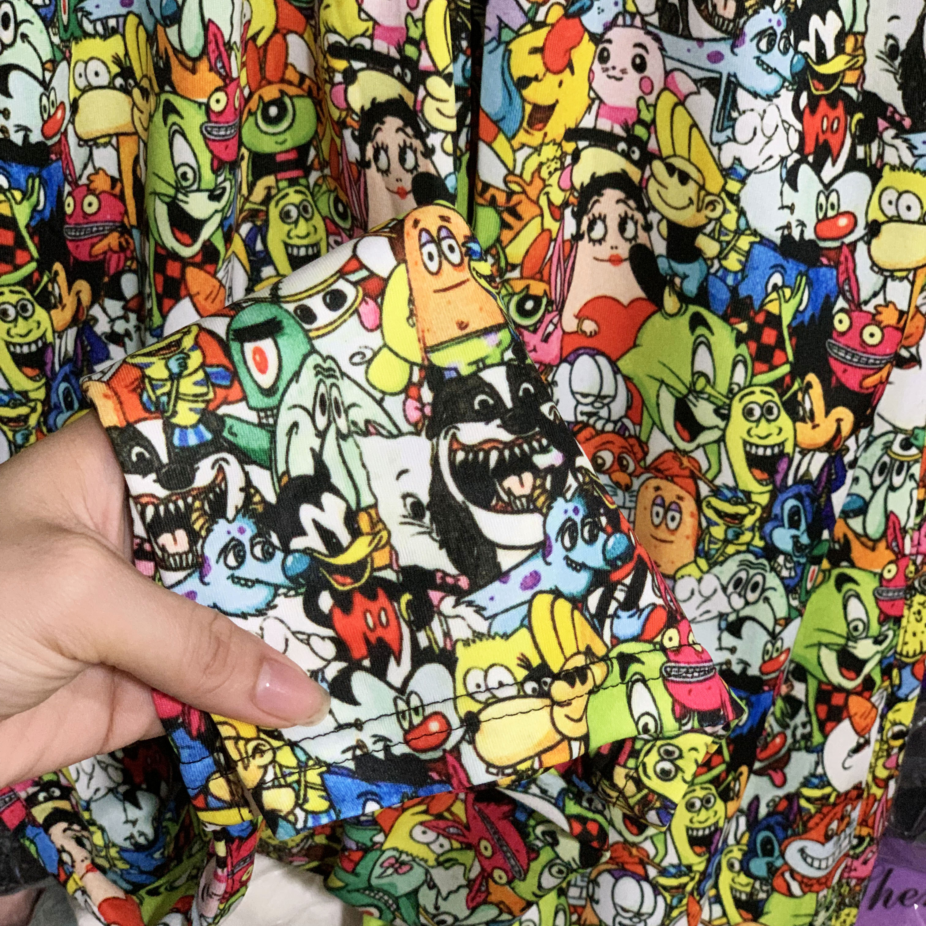 Quần Hoạt Hình Dài Ống Rộng Cartoon Pant V2 Oversize Ulzzang Unisex - MM