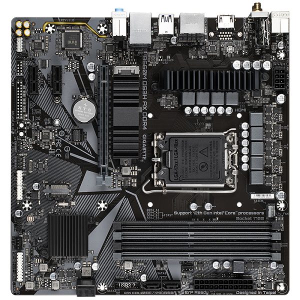 MAINBOARD GIGABYTE B660M DS3H AX DDR4 - Hàng Chính Hãng