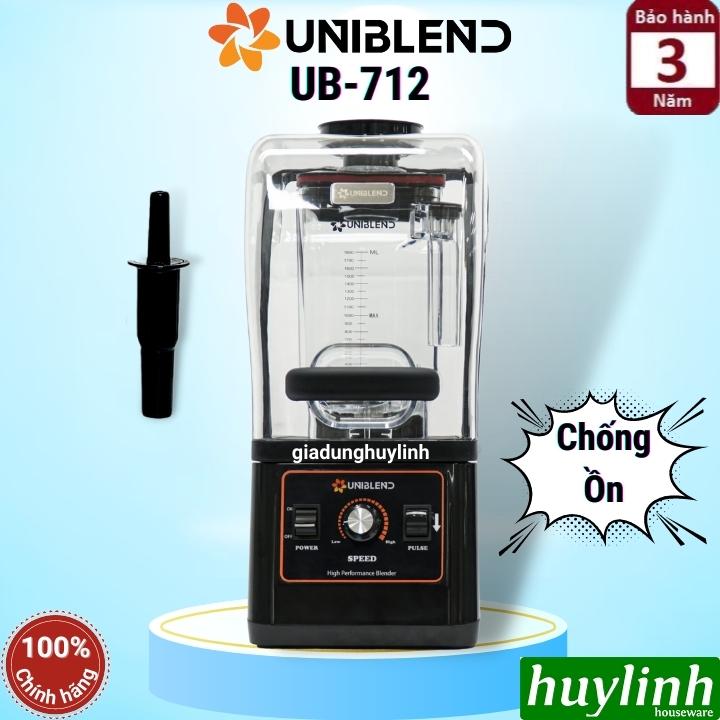 Máy xay sinh tố công nghiệp Uniblend UB-712 - Bao gồm hộp chống ồn - Hàng chính hãng