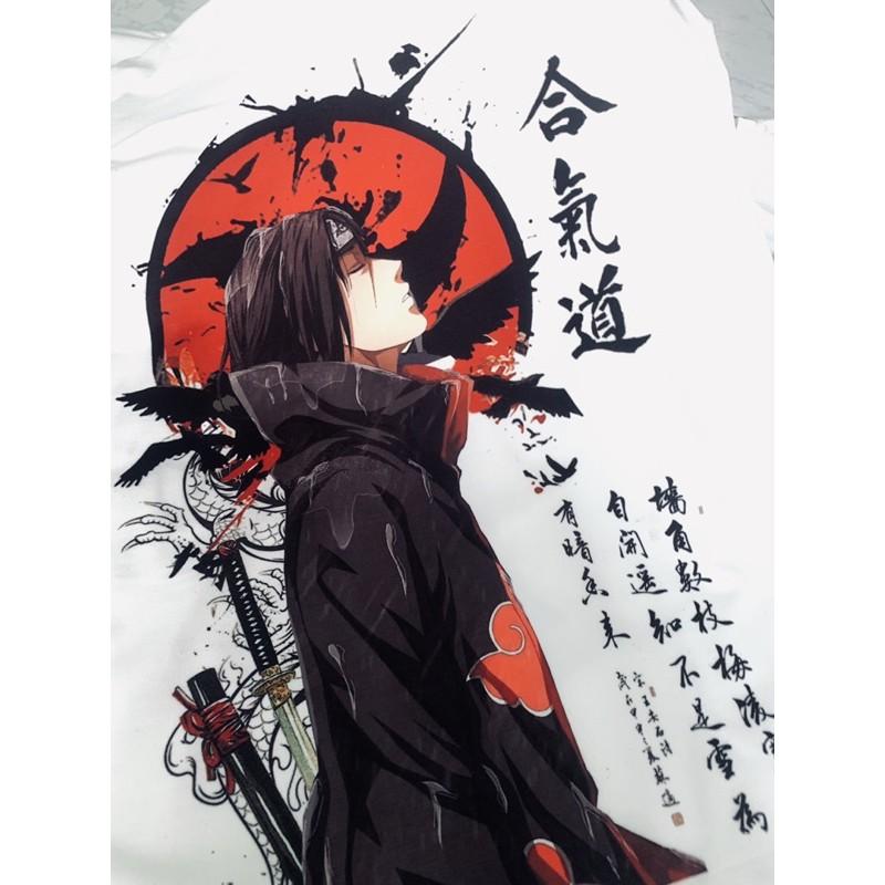 (VIDEO + ẢNH THẬT) Áo Uchiha Itachi Naruto Siêu Độc | Áo Thun Naruto Unisex ITACHI Đẹp NT05