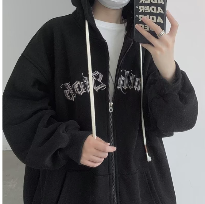 Áo Hoodie Áo Khoác Nỉ Hoodie Zip Hàng Quảng Châu Siêu Đẹp , Áo Khoác Nam Tay Dài Có Nón Thời Trang Hàn Quốc, Áo khoác hoodie zip nỉ thêu chữ TOMEIUHI