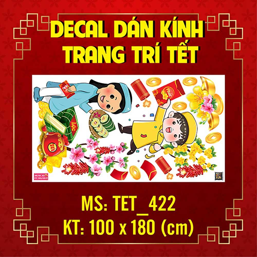 DECAL TRANG TRÍ TẾT 2023 COMBO SỐ 100