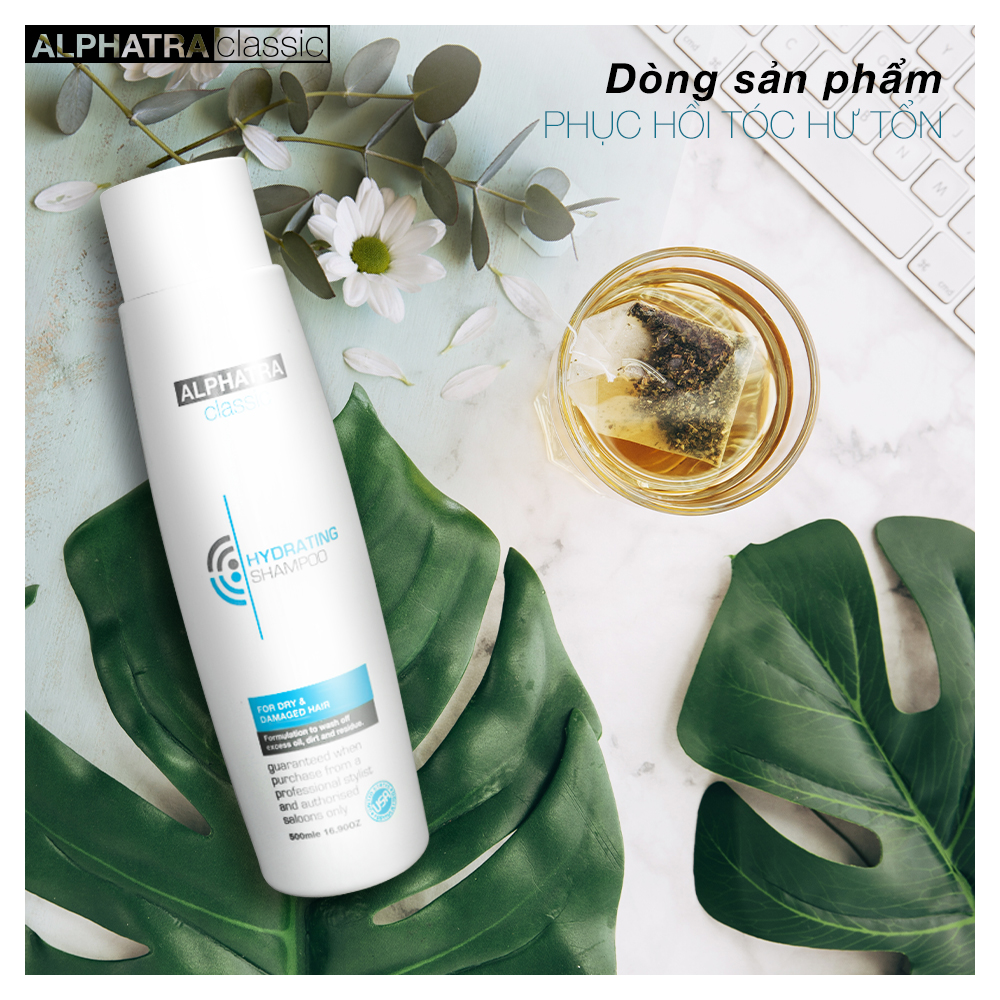 Dầu gội phục hồi tóc hư tổn - HYDRATING SHAMPOO - Alphatra Classic