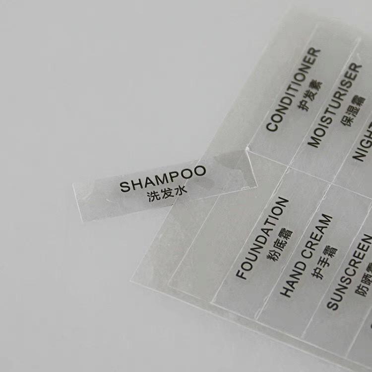 Nhãn Dán Lọ Chiết Mỹ Phẩm Nhựa PVC Chống Nước Giá Rẻ DUASHOP