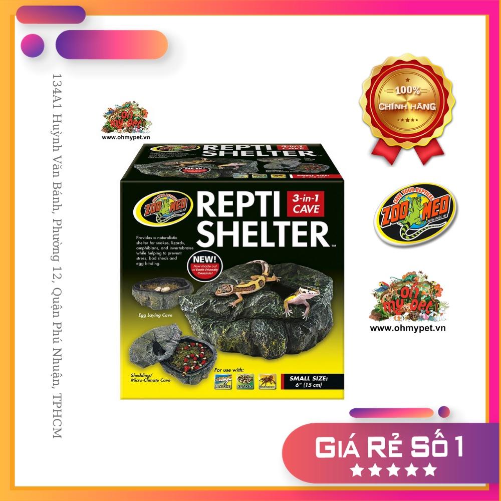 Hang trú ẩn cho bò sát Repti Shelter3-in-1 Cave Dễ dàng vệ sinh