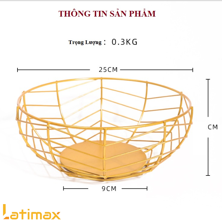 Rổ đựng Trái Cây - Giỏ Đựng Hoa Quả Sơn Tĩnh Điện Cao Cấp Độc Đáo