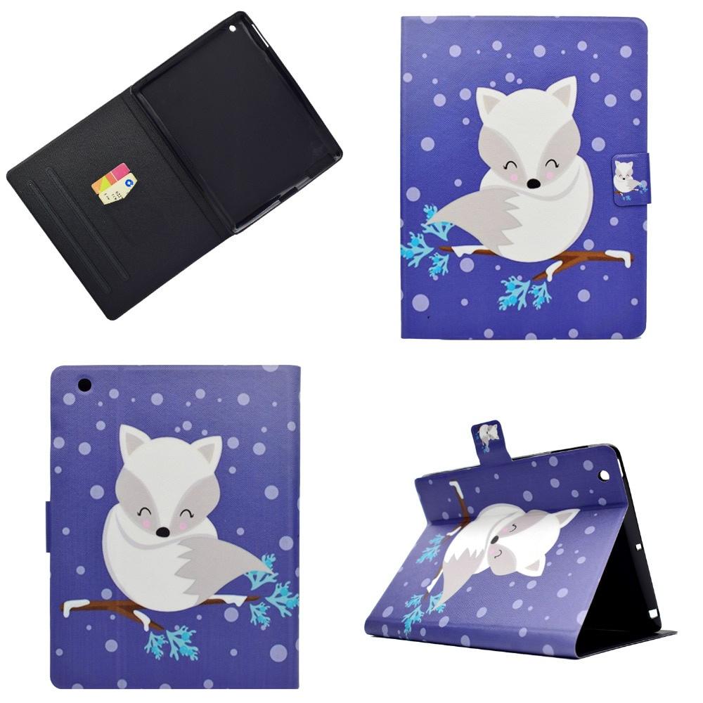 Mềm Bao Da Máy Tính Bảng Pu + Tpu Dẻo Nắp Lật Nam Châm Kiêm Giá Đỡ Cho Apple Ipad 2 3 4 9.7 Inch