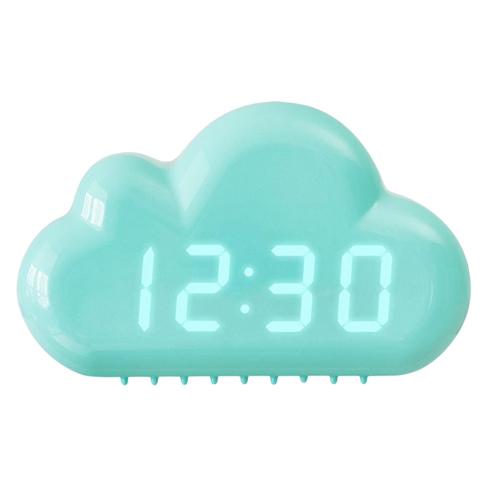 Digital Clock Sound Control Snooze Time Date Temperature Display