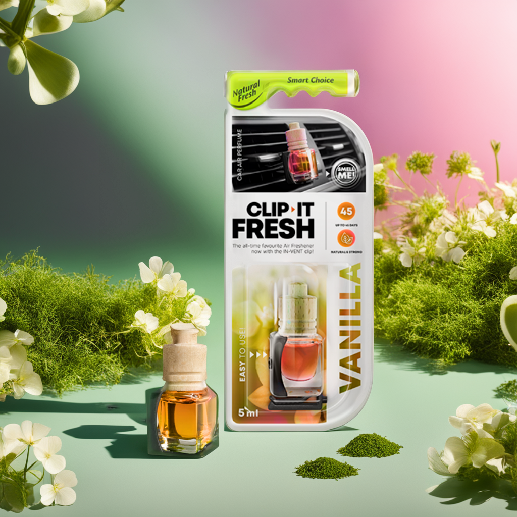 Nước hoa kẹp cửa gió ELIX - Clip it Fresh - Hương Vanilla (ngọt ngào)