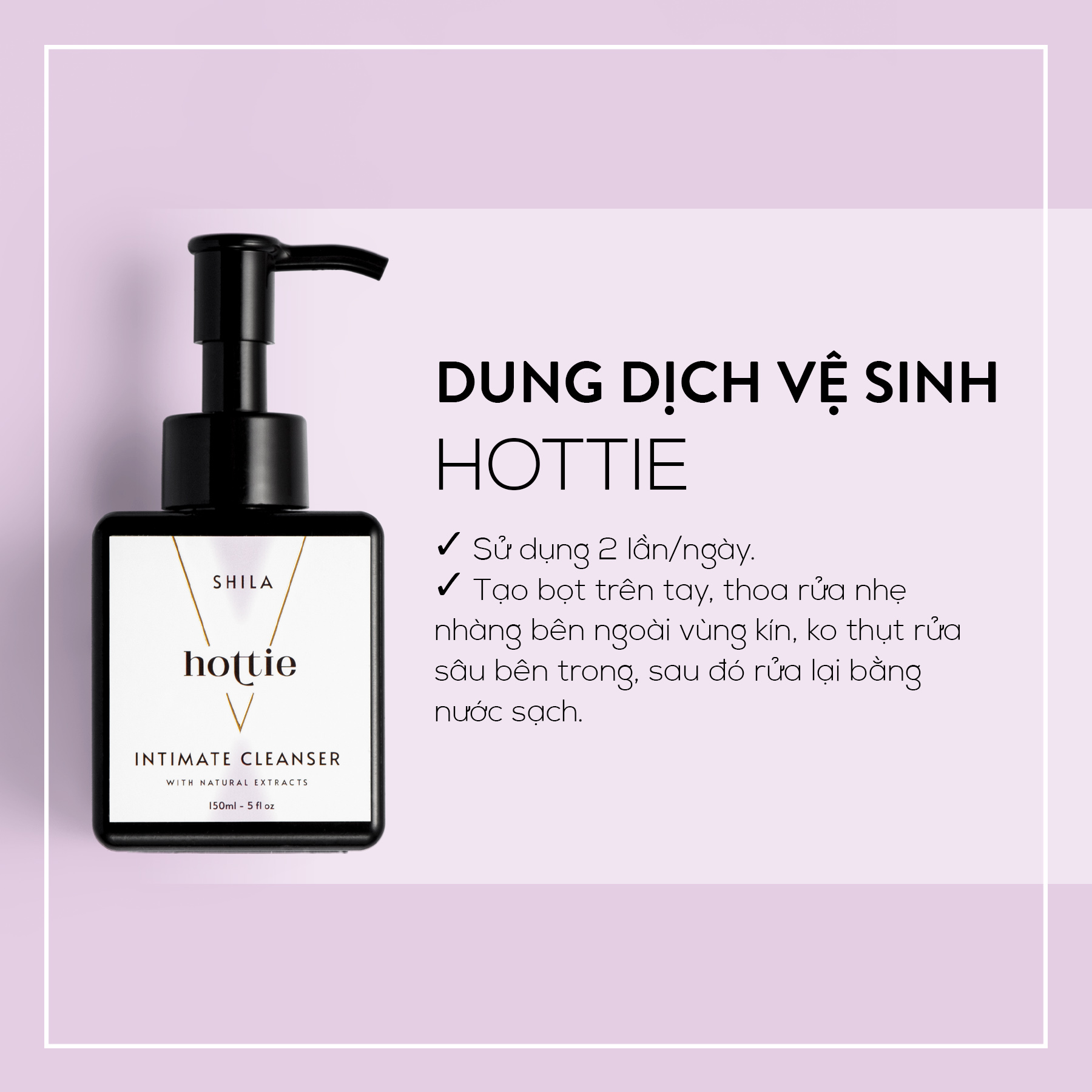 Dung dịch vệ sinh hương quyến rũ - Shila Cleanser Hottie