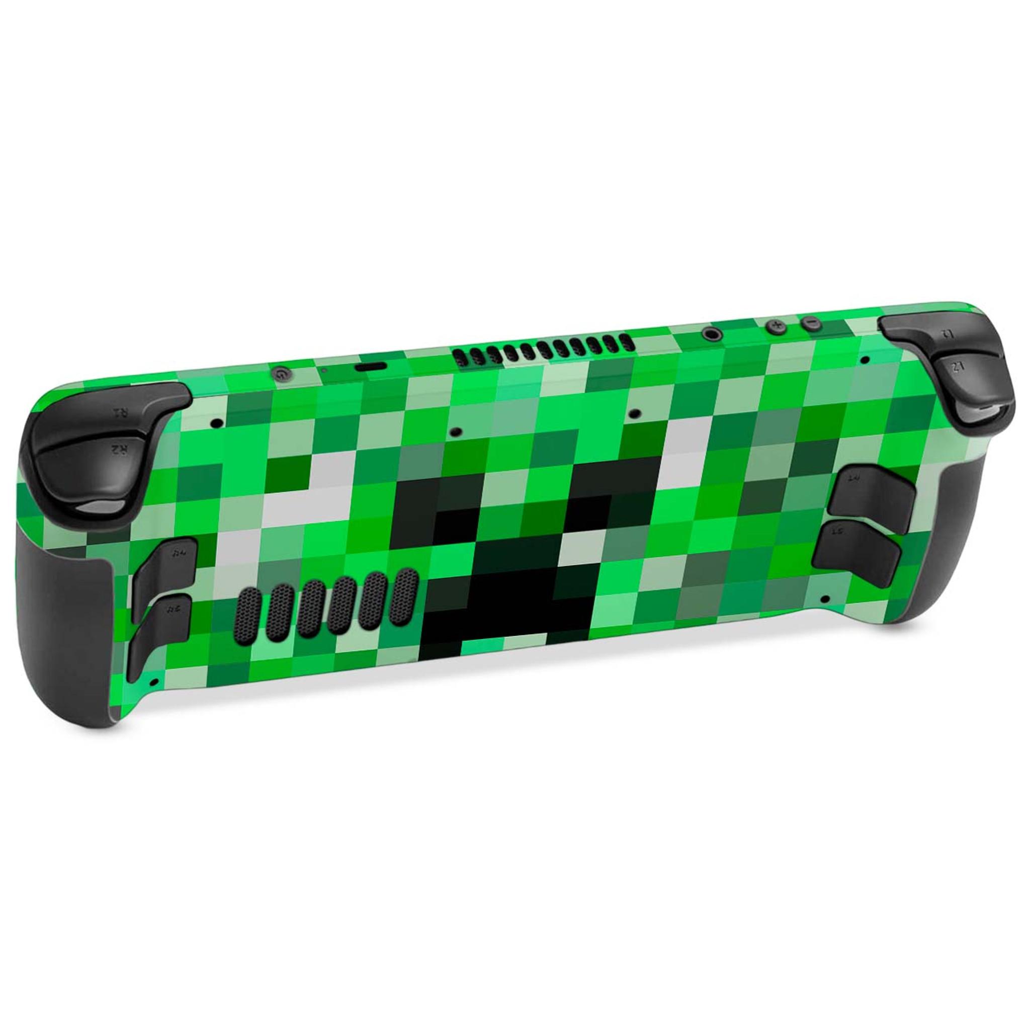 Skin dán Steam Deck mẫu Pixel Creeper (dễ dán, đã cắt sẵn chi tiết)