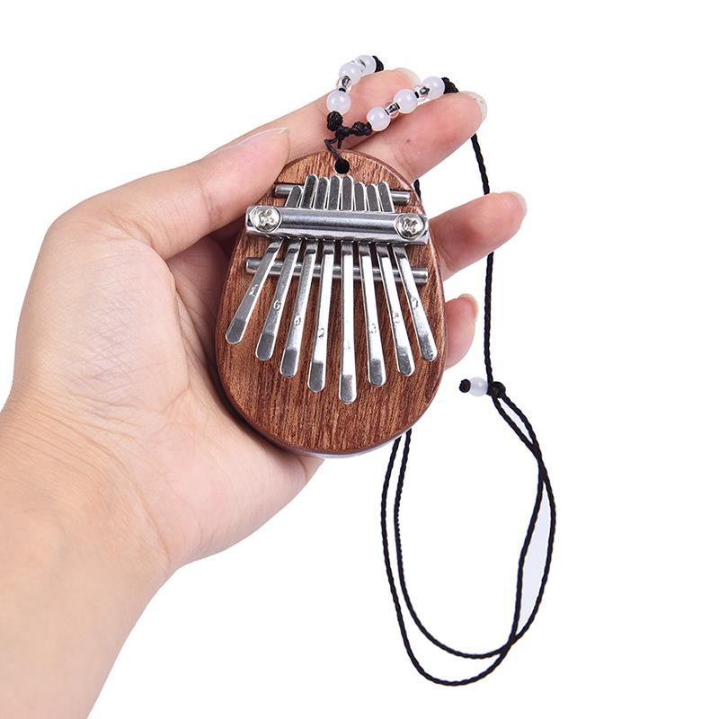 Đàn piano mini Kalimba với 8 inch, bàn phím với ngón tay siêu âm, nhạc cụ bằng gỗ cho trẻ em và người lớn