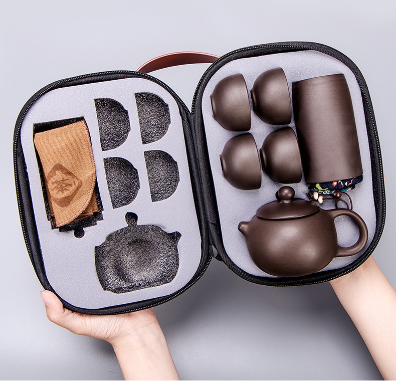 Bộ Ấm Trà Du Lịch - Nhỏ Gọn, Thiết Kế Tinh Xảo - Quà Tặng Ý Tặng Ý Nghĩa