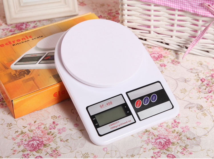 Cân Điện Tử Để Bàn Nhà Bếp 7KG SF-400 Kèm Pin Tiện Dụng - Hàng chính hãng