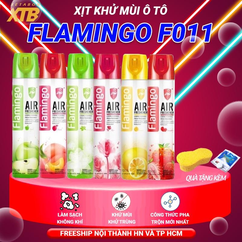Xịt khử mùi ô tô Flamingo F011 dung tích 330ml mùi hương nước hoa, hoa quả từ thiên nhiên