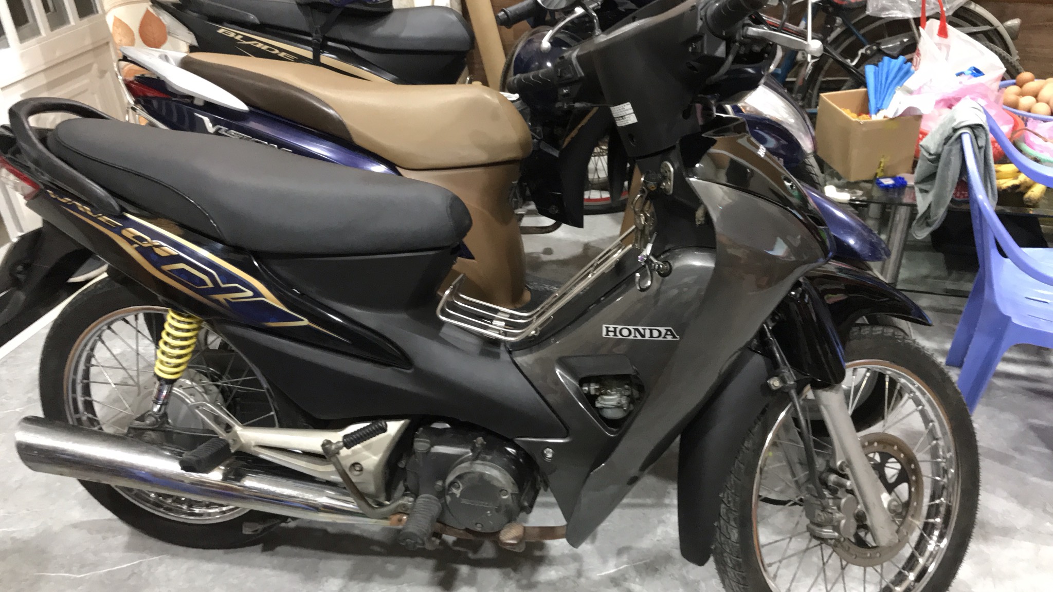 Dàn áo dành cho Honda Wave S100 loại 1 màu Đen