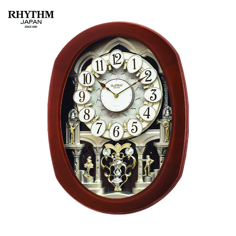 Đồng hồ  treo tường Nhật Bản Rhythm Magic Motion 4MH407WU06 – KT 41.6 x 55.8 x 12.0cm. Dùng PIN.