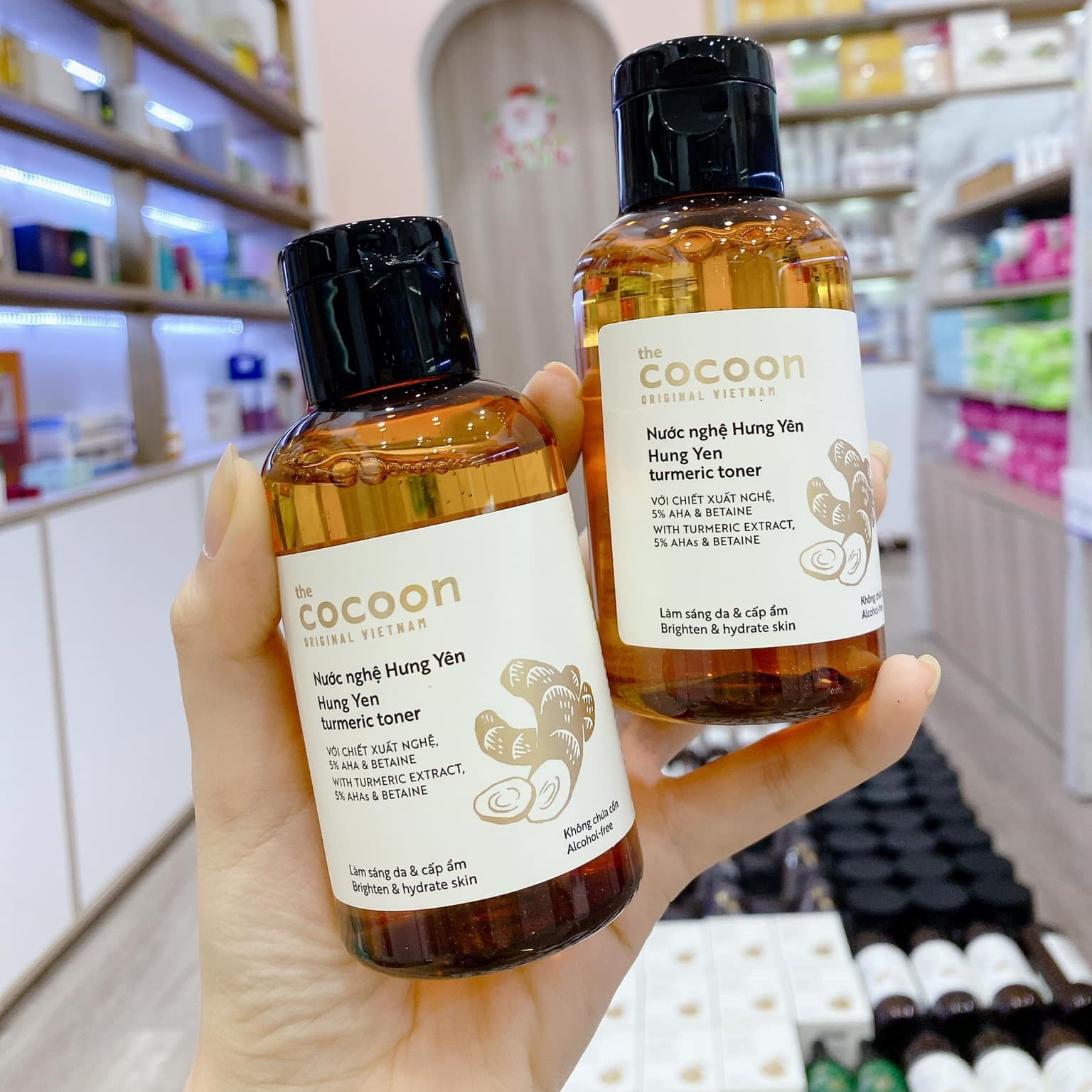 Nước Hoa Hồng Làm Sáng Da Từ Nước Nghệ Hưng Yên Cocoon Hung Yen Turmeric Toner