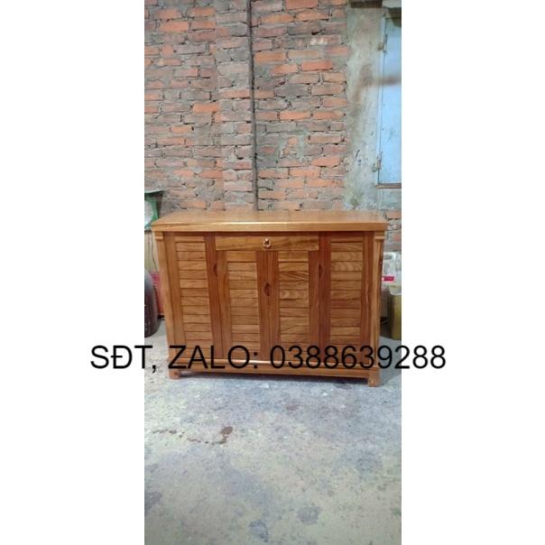 Kệ để giày dép gỗ xoan đào giá thật