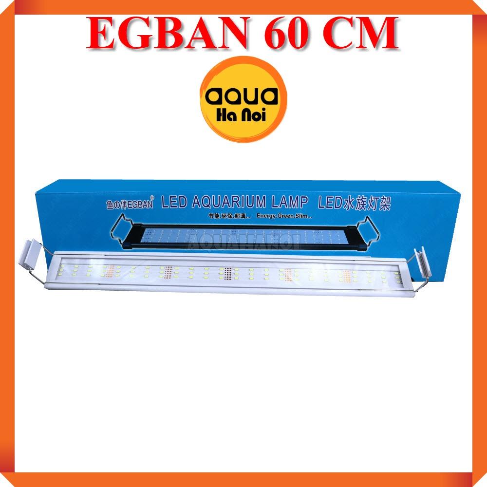 Đèn LED gác thành hồ cá cảnh thủy sinh EGBAN - 3 hàng bóng - siêu sáng trắng - dài 20/30/40/50/60cm