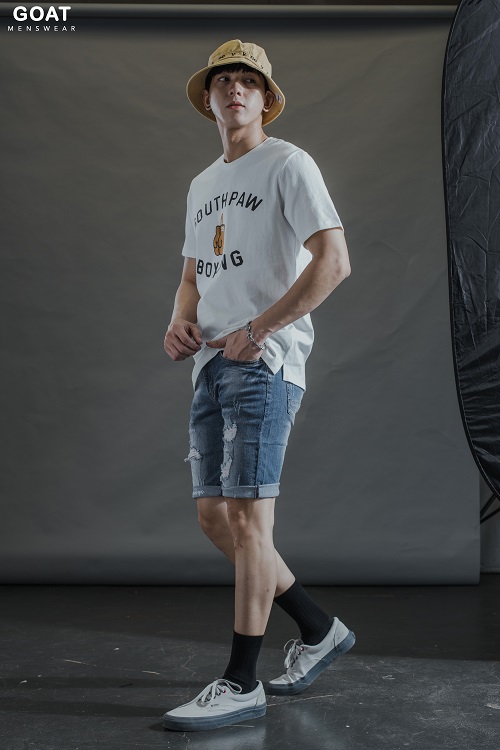 Quần Short Jean Thời Trang Nam GOAT MENSWEAR