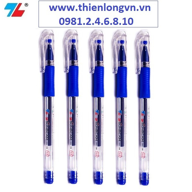 Combo 5 cây bút gel Thiên Long;  GEL-08