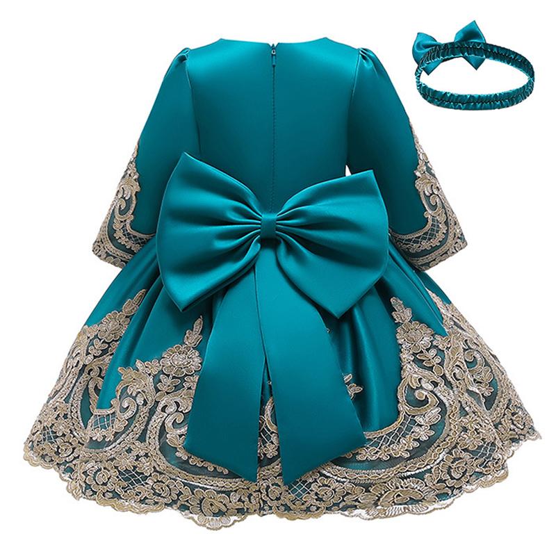 Bé Giáng Sinh ĐẦM SƠ SINH Christening Đầm Công Chúa Cho Bé Gái Đảng Bé Sơ Sinh 1st Sinh Nhật Đầm Quần Áo Bé Gái