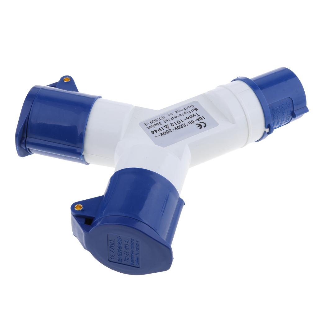 Ổ Cắm 16A Bộ Chia 2 Chiều Bộ Chia điện 3 Chiều 3 Chân Chống Nước