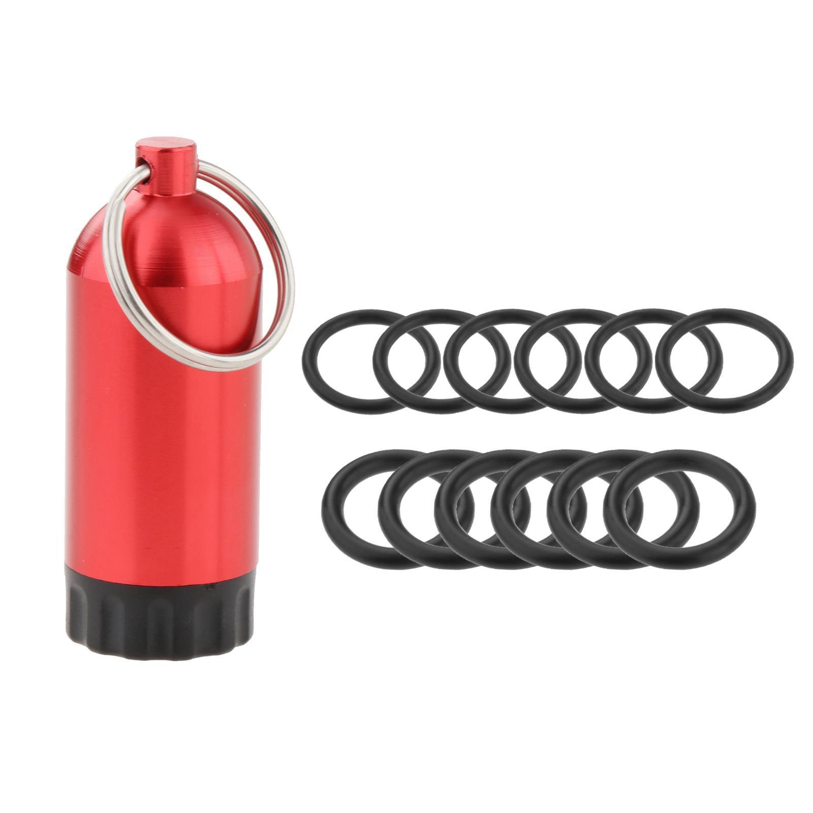 3x Mini Scuba Diving Tank, Cylinder Storage Bottle with  Key Chain Dive Aluminum Alloy Repair